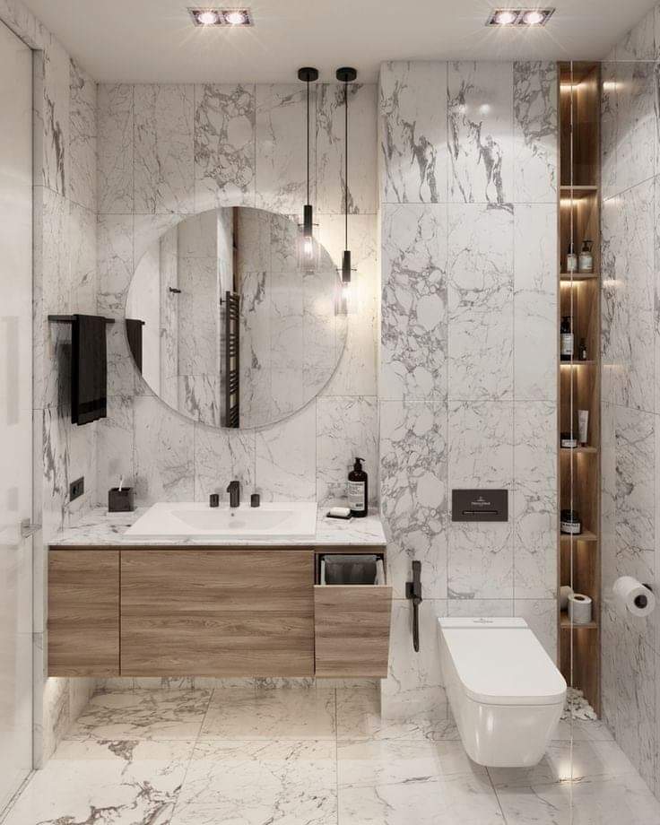Bathroom in Quartz