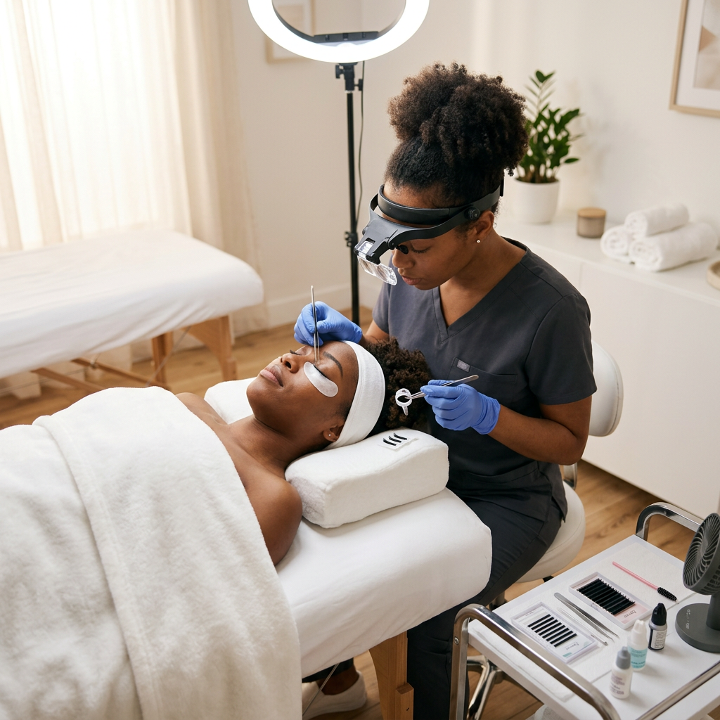 Nail and lash treatments at Crystal Waters Spa in Del Judor, Emalahleni