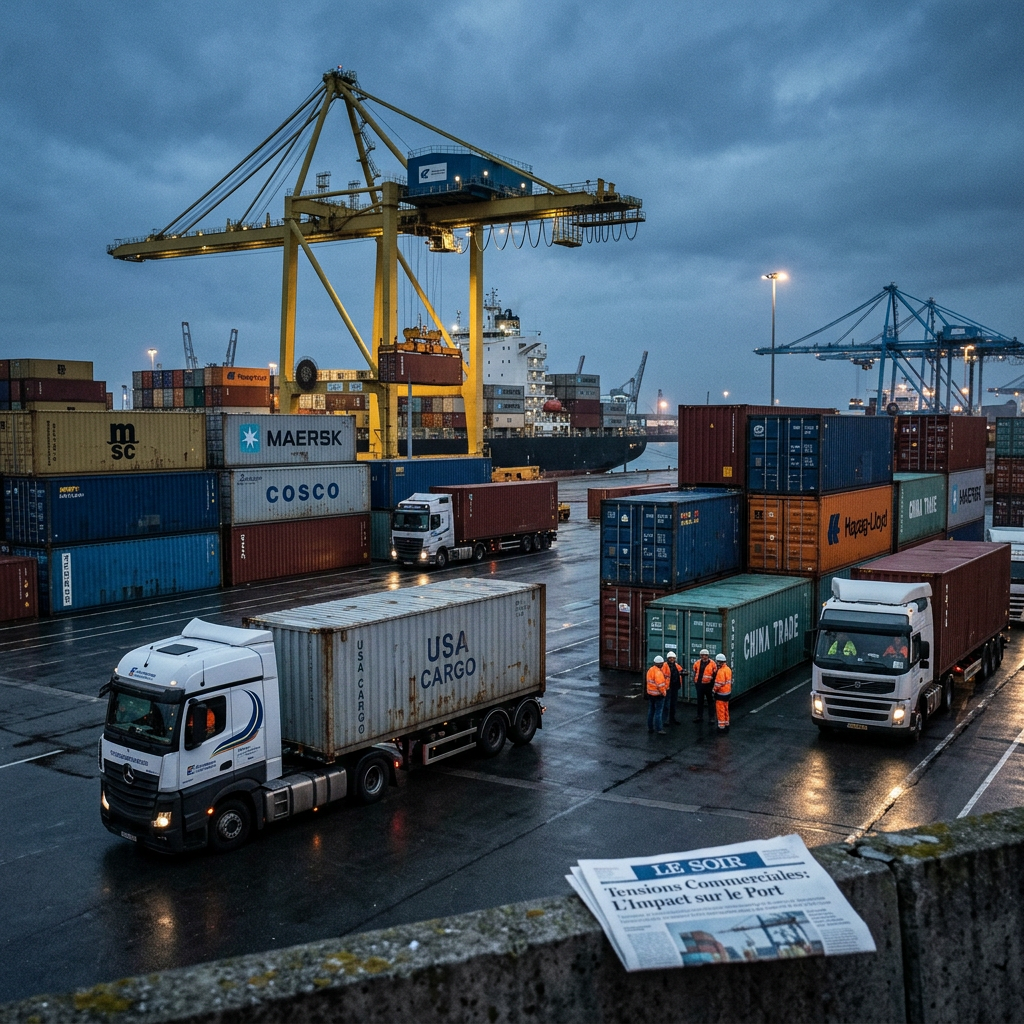 Belgique 2026: La logistique belge se réorganise face aux tensions commerciales USA-Chine