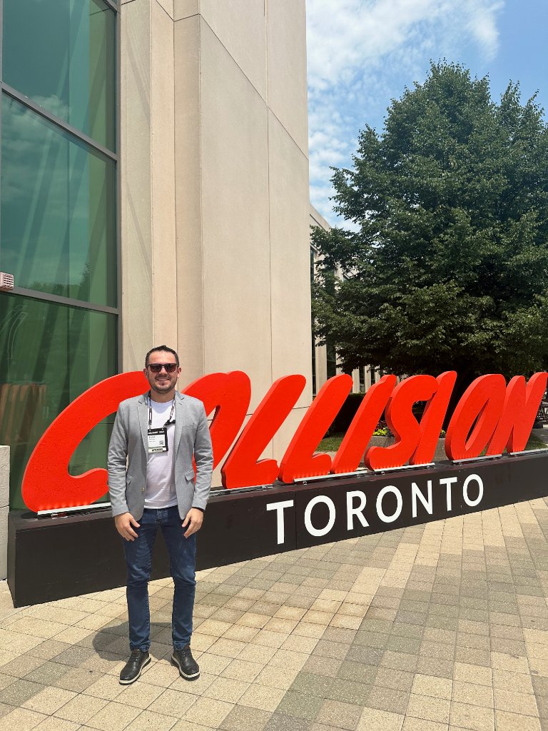 Bruno Santiago at Collision Conference Toronto Canada 2024