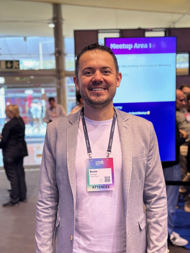 Bruno Santiago - Fractional CMO and International Digital Marketing Strategist at Web Summit Lisboa 2024