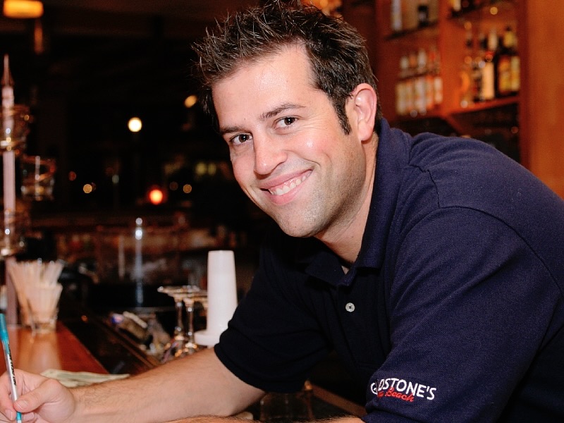 Bartender at work