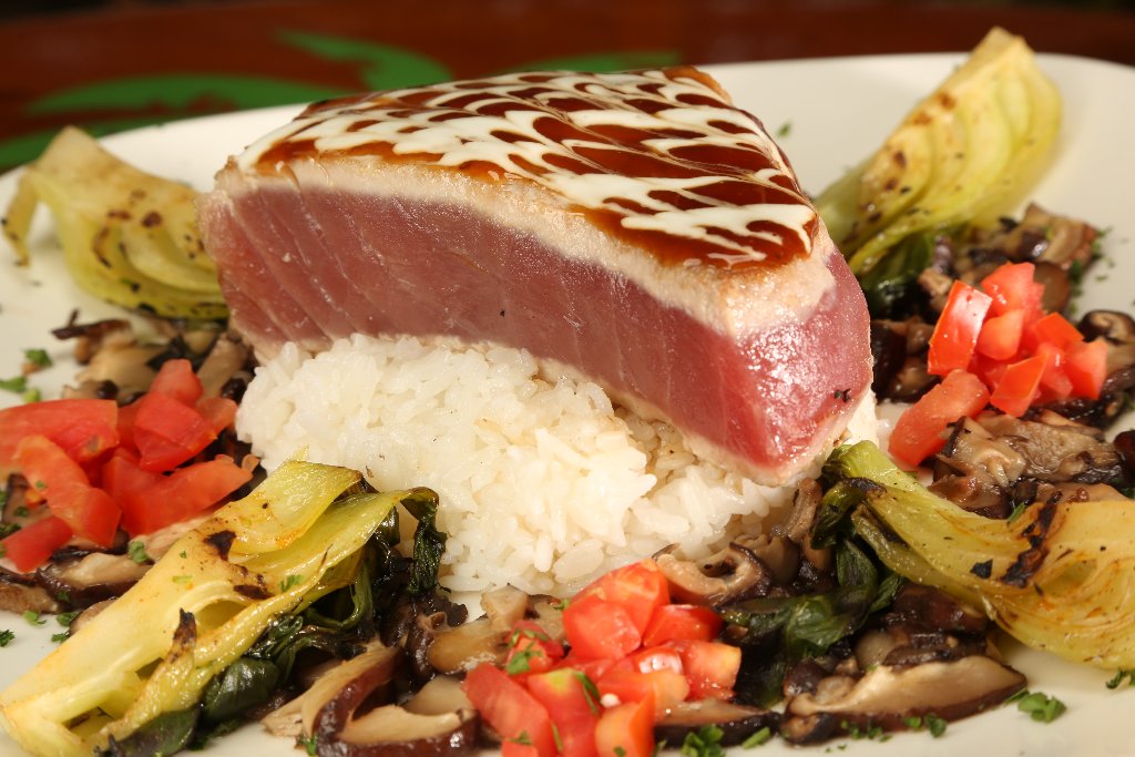Seared Ahi with Wasabi Glaze