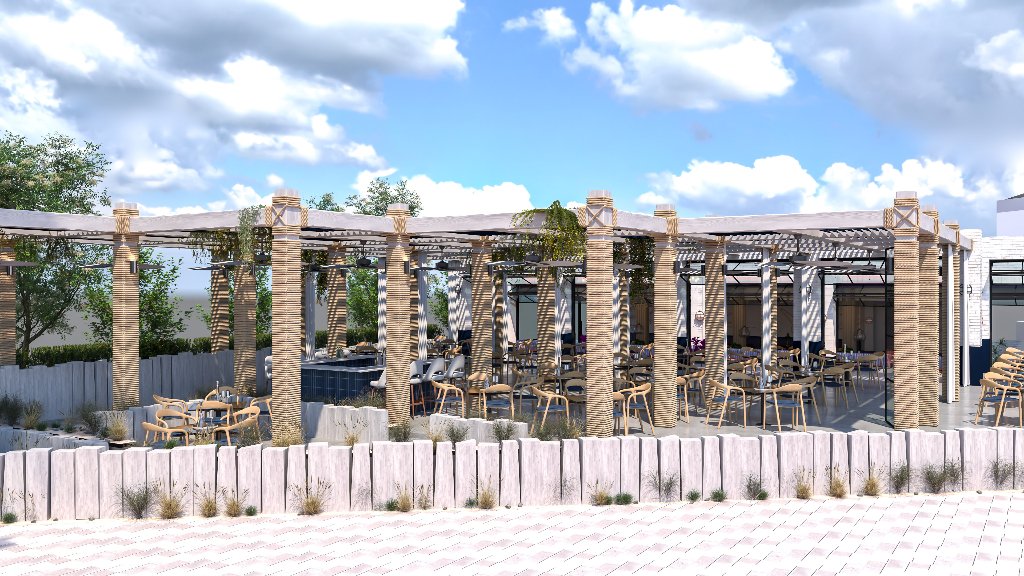 Full patio overview