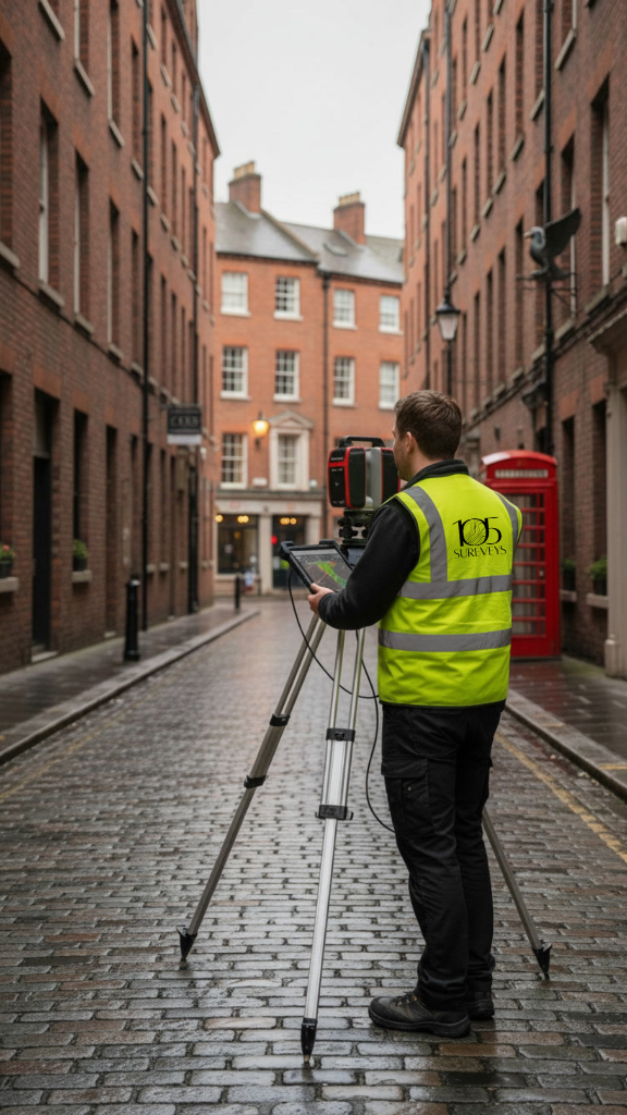 105 Surveys team at work