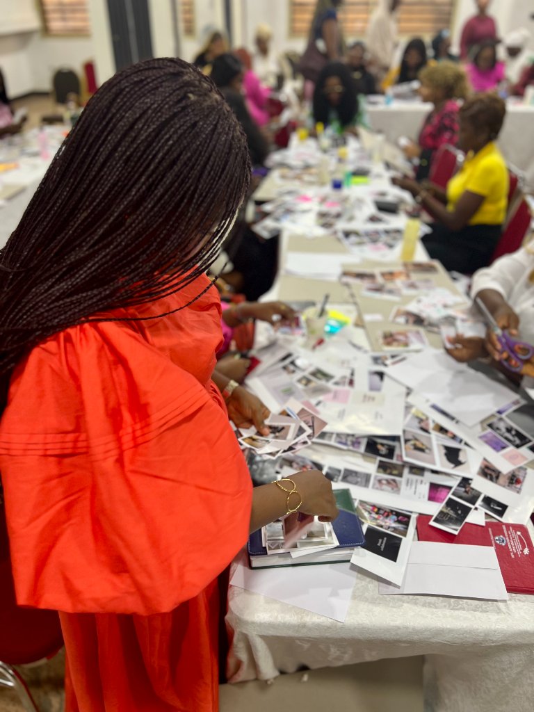 Vision boarding in session