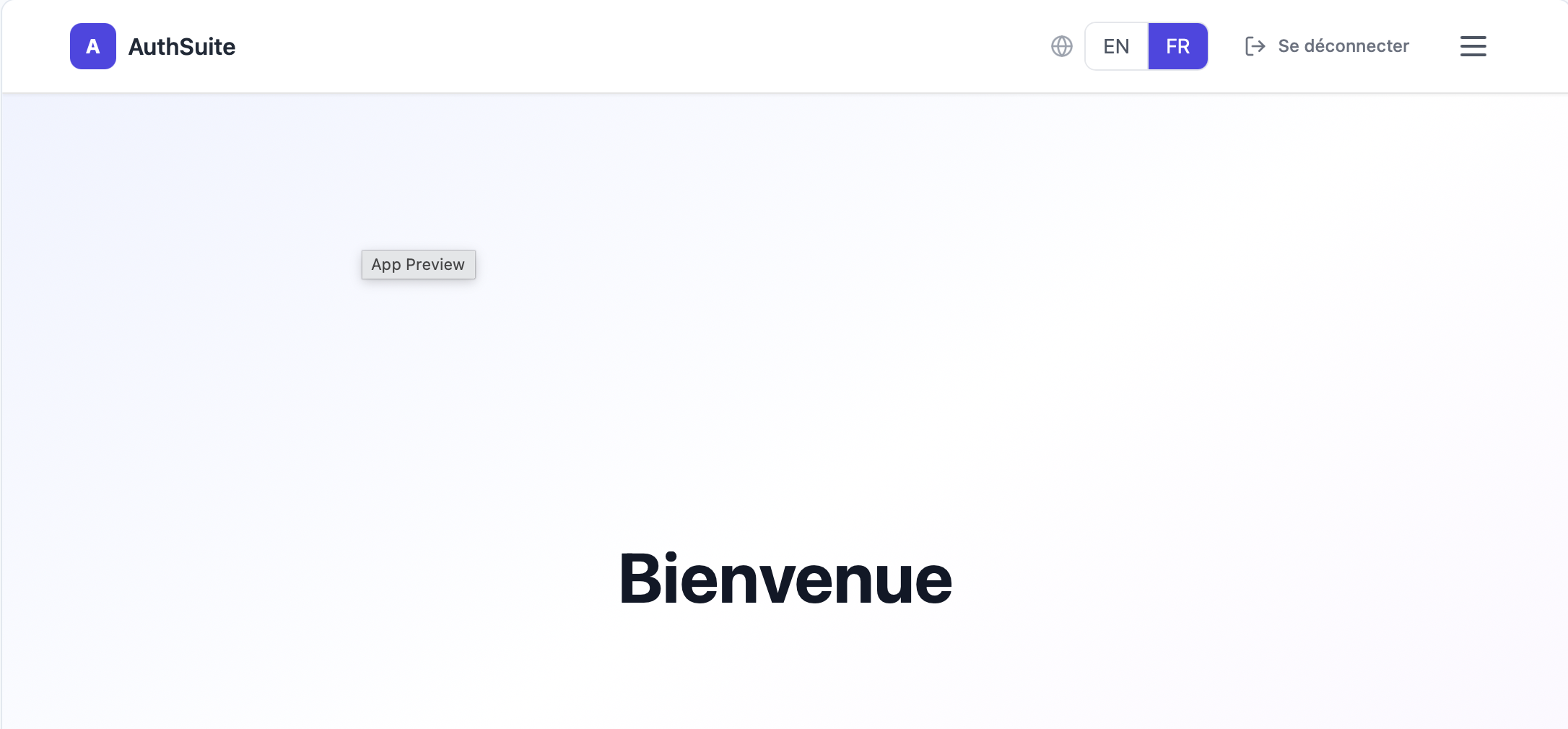 AuthSuite template preview