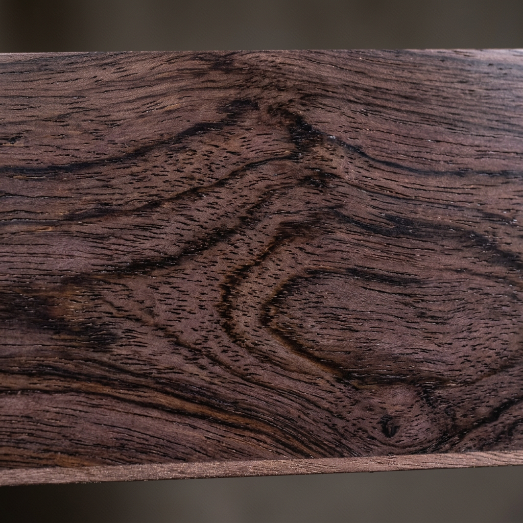 Indian Rosewood wood grain — 2440 lbf Janka hardness