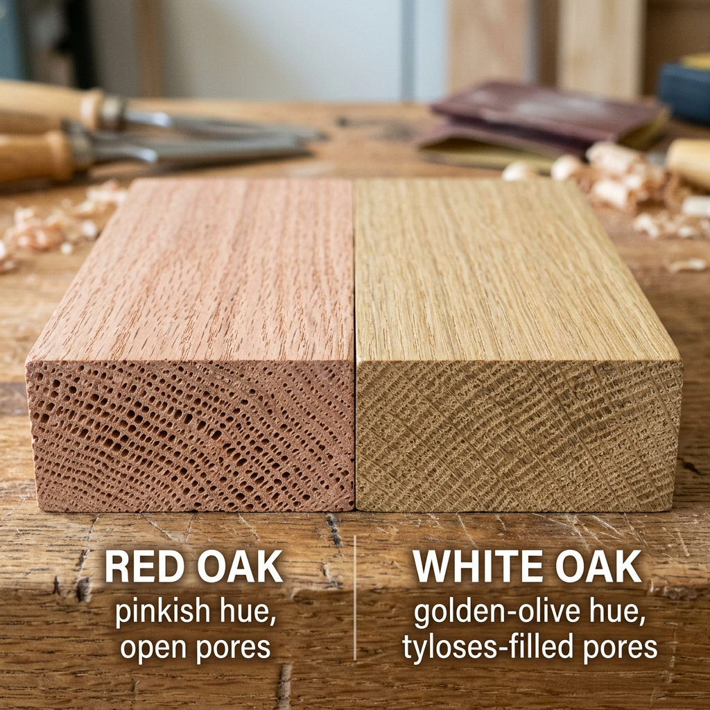 Red Oak vs White Oak: How to Tell the Difference