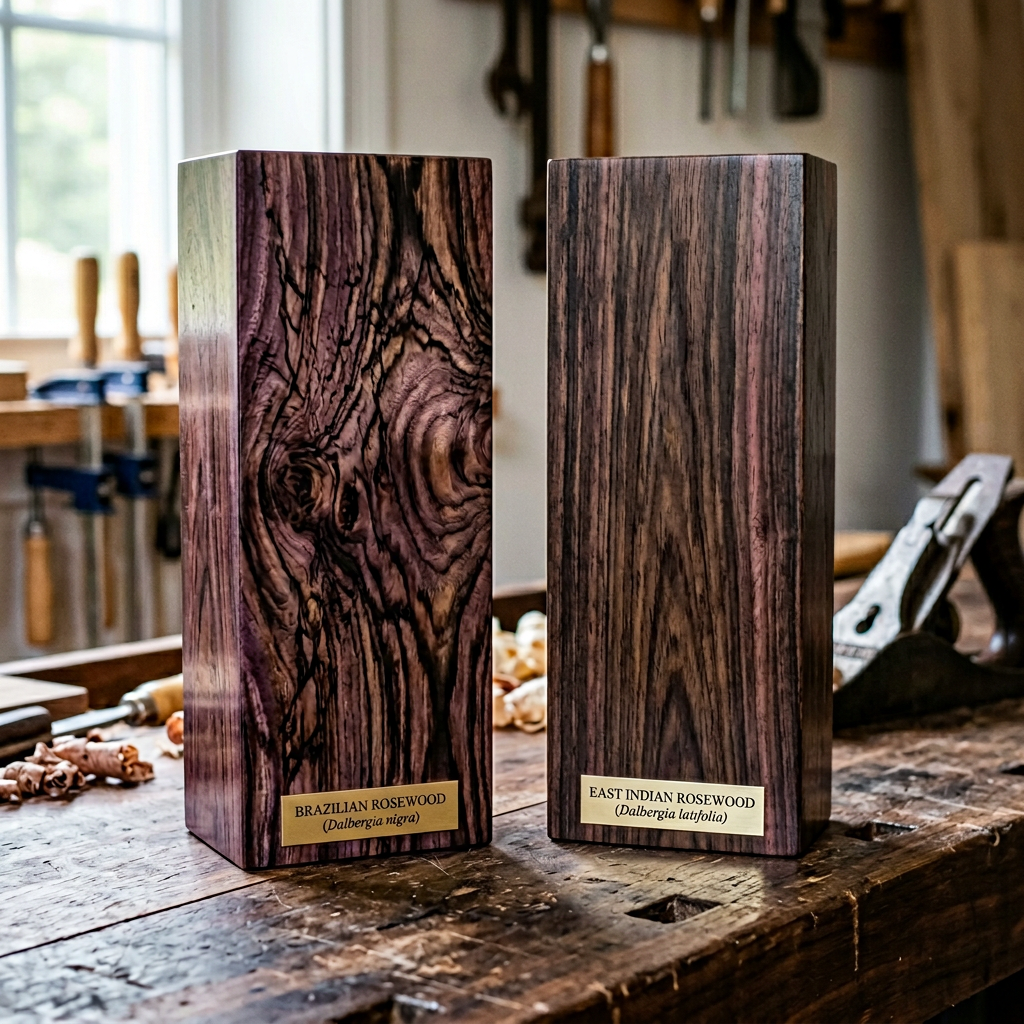 Brazilian Rosewood vs East Indian Rosewood: Identification Guide
