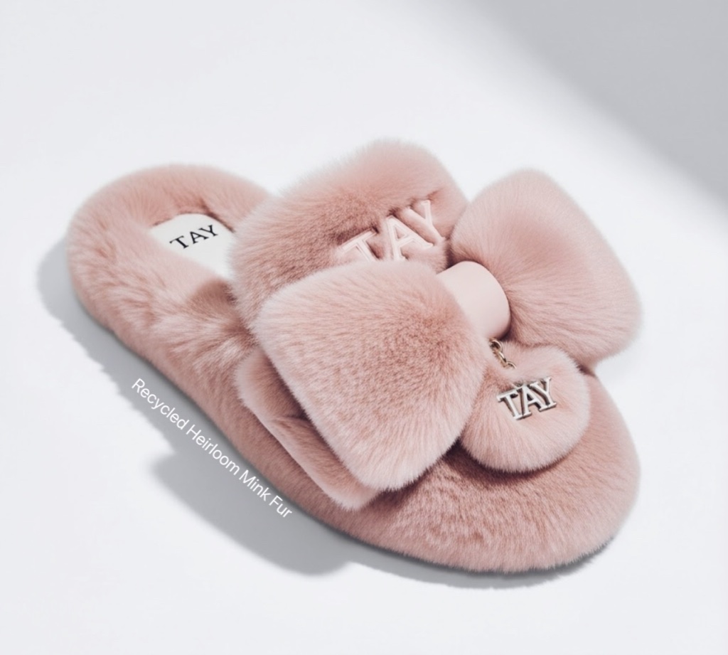 TAYsha TAYski Mink Saint Moritz Mule โ Pink
