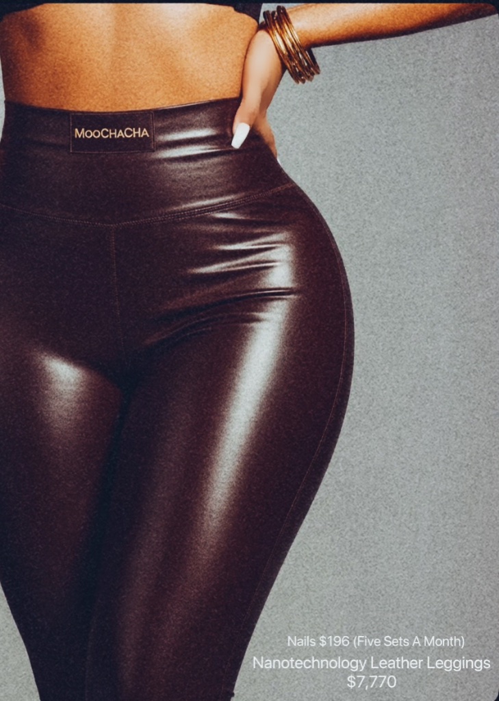 MooChacha Nanotechnology Leather Leggings