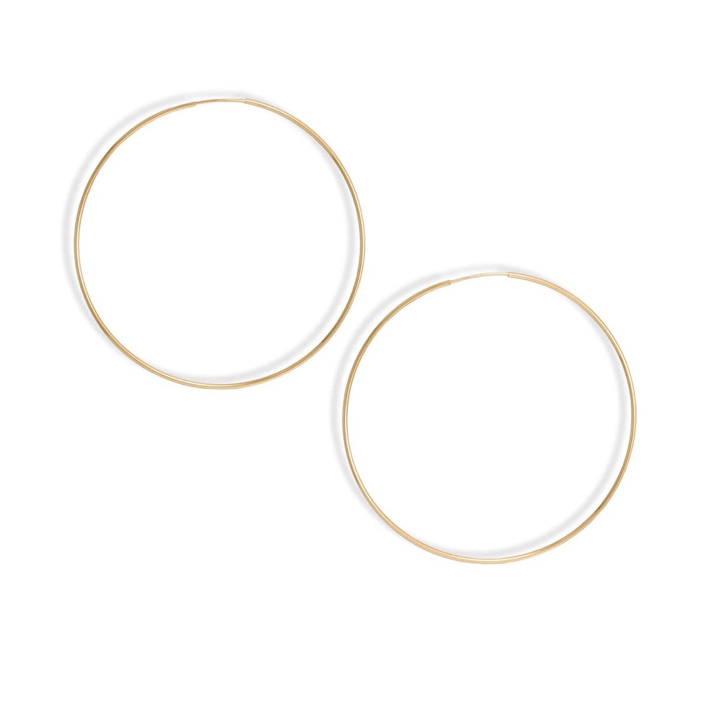 411 Smith Street Gold Hoops — PrincessTAY®