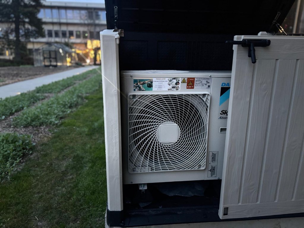 Solution camouflée - groupe Daikin à l'intérieur