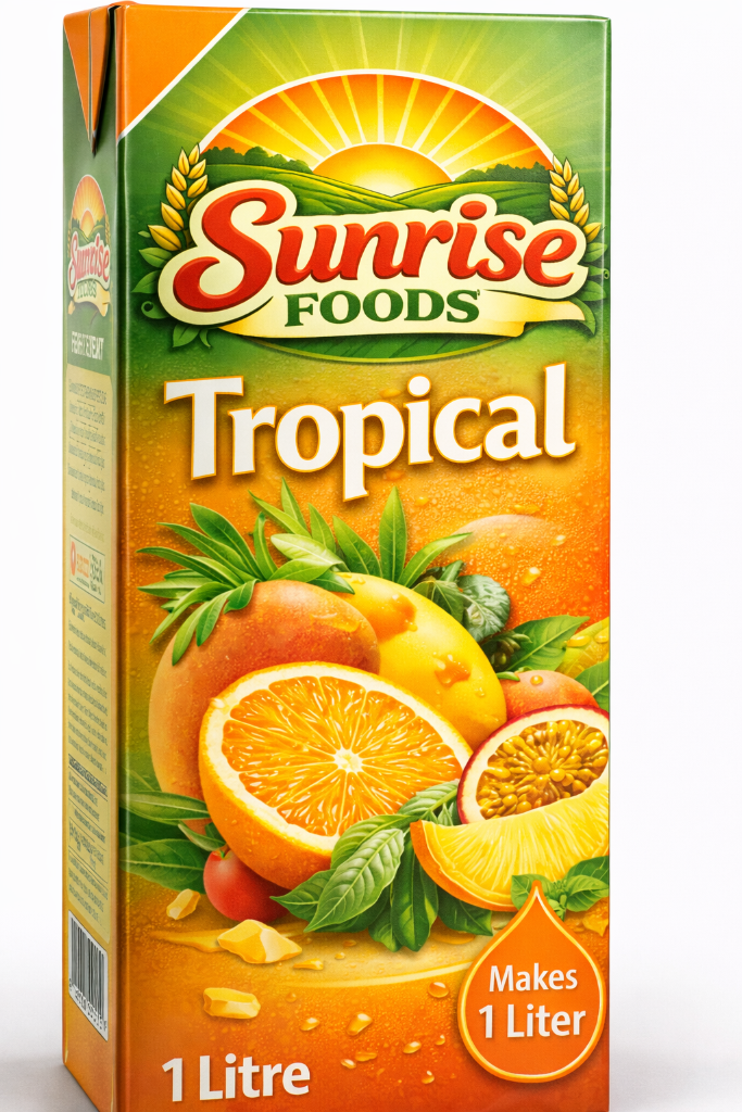 Sunrise Tropical Drinks