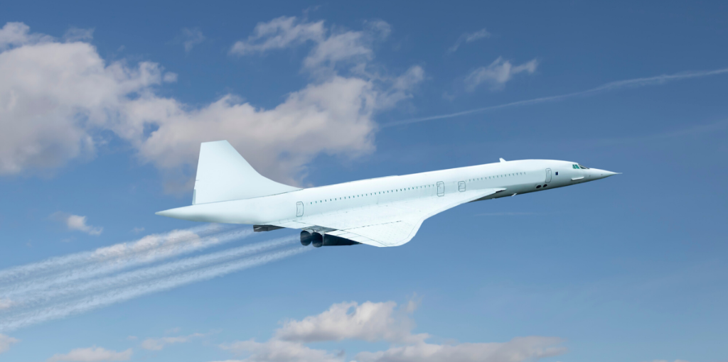 Concorde — powered by Ciba Geigy hydraulic fluids