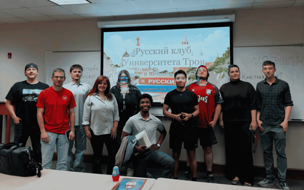 Troy University Russian Club members