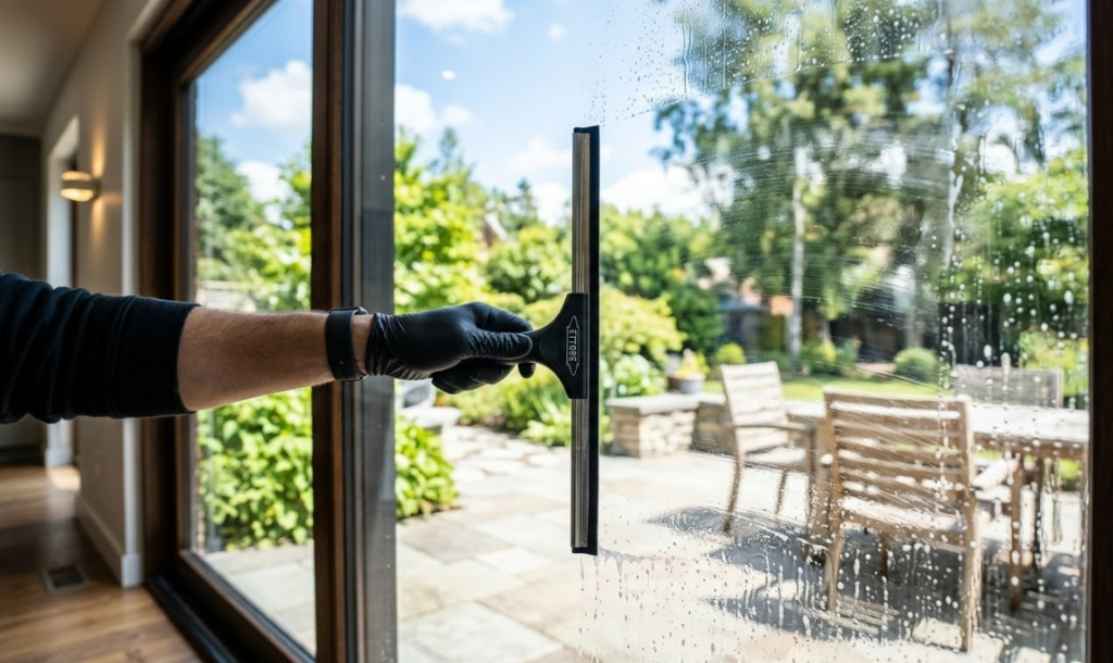 Lavage de vitres intérieures et extérieures