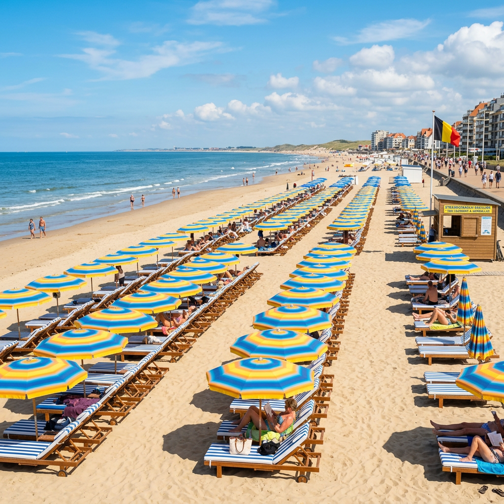 Sun Lounger on the beach