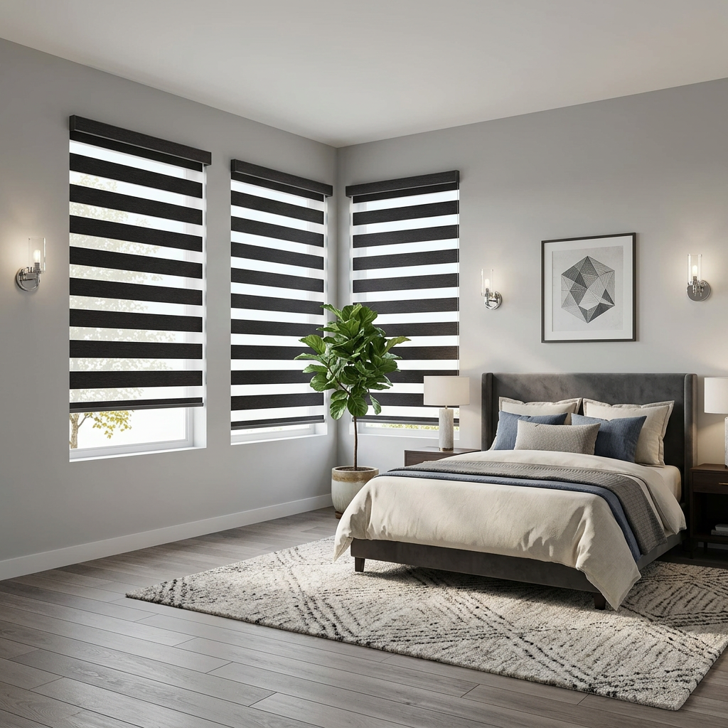 Contemporary Bedroom Corner Installation