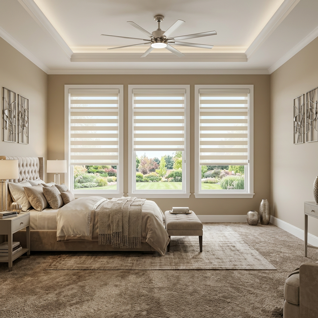 Master Bedroom with Ceiling Fan