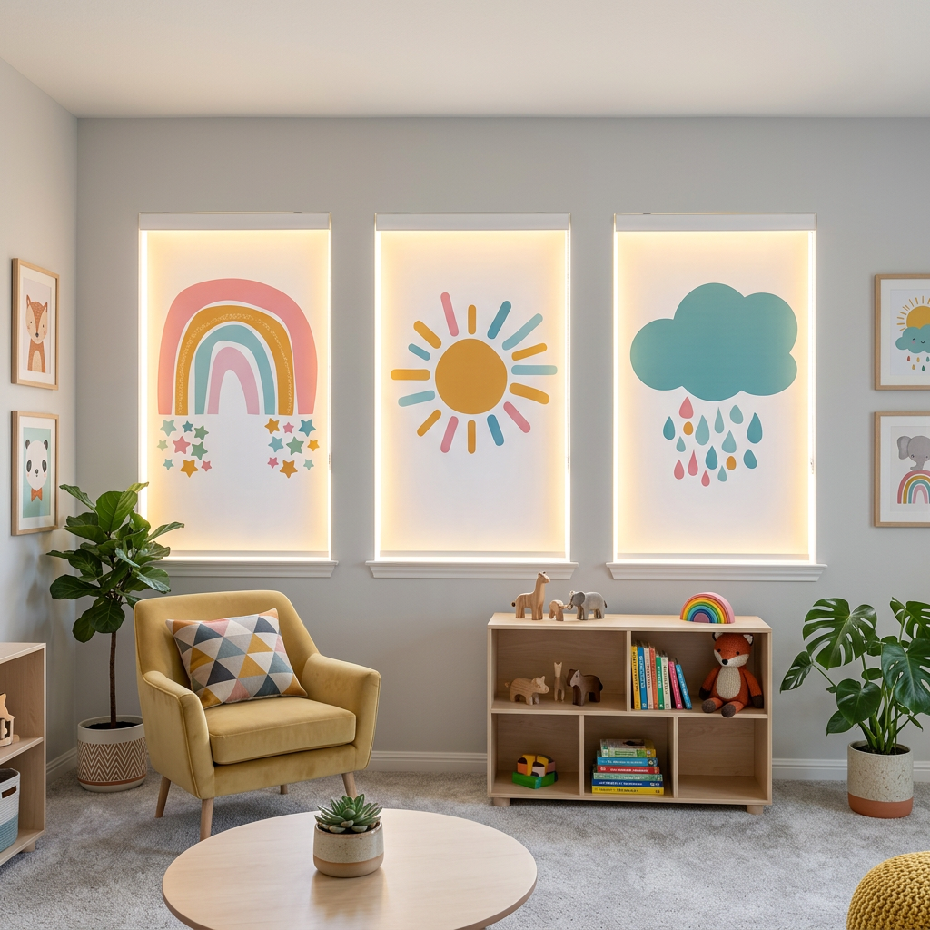 Custom Print Roller Blind