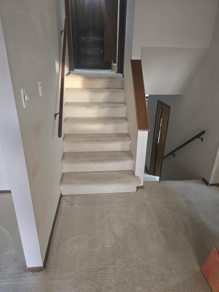 Clean staircase after professional house cleaning Lethbridge AB