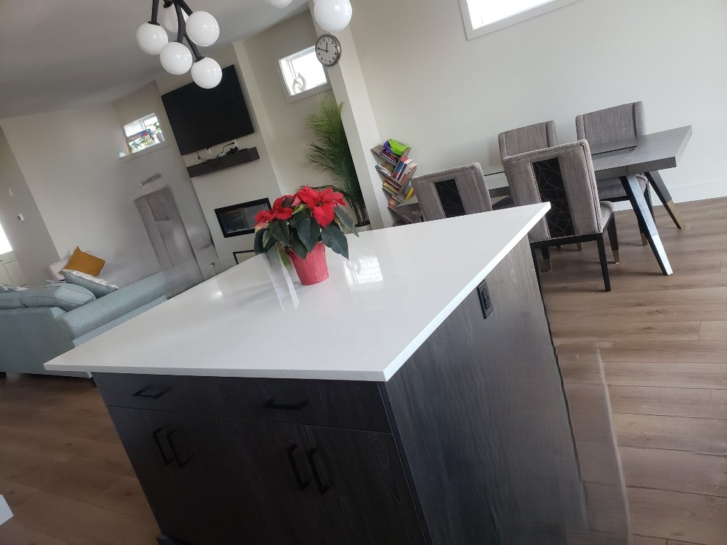 Modern living area professionally cleaned Lethbridge AB