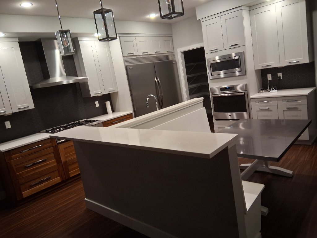 Spacious modern kitchen cleaned by Cathleena Crystal Shine Lethbridge AB