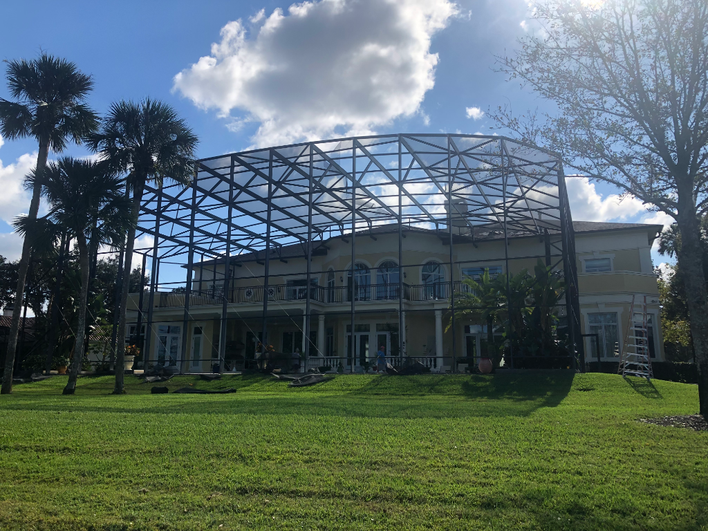 Pool screen repair in Longwood Florida