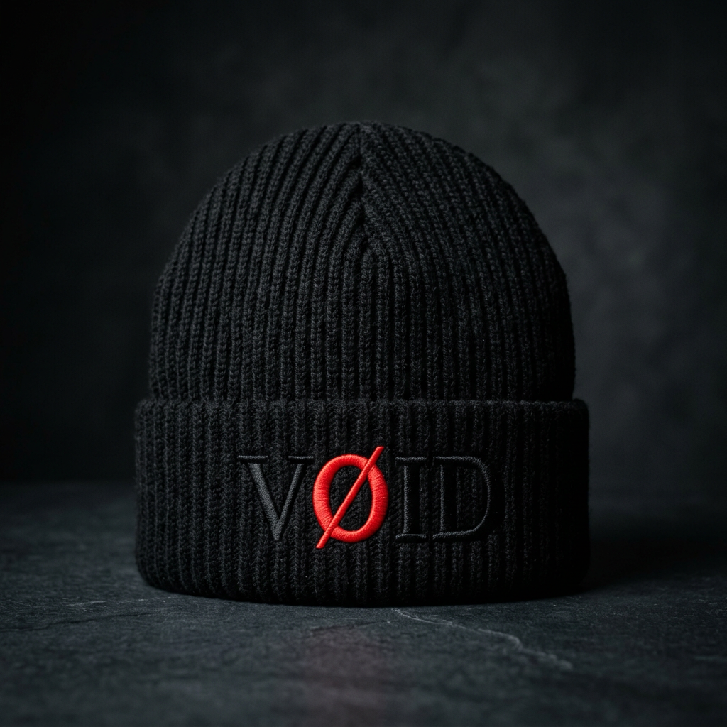 VØID Ribbed Beanie