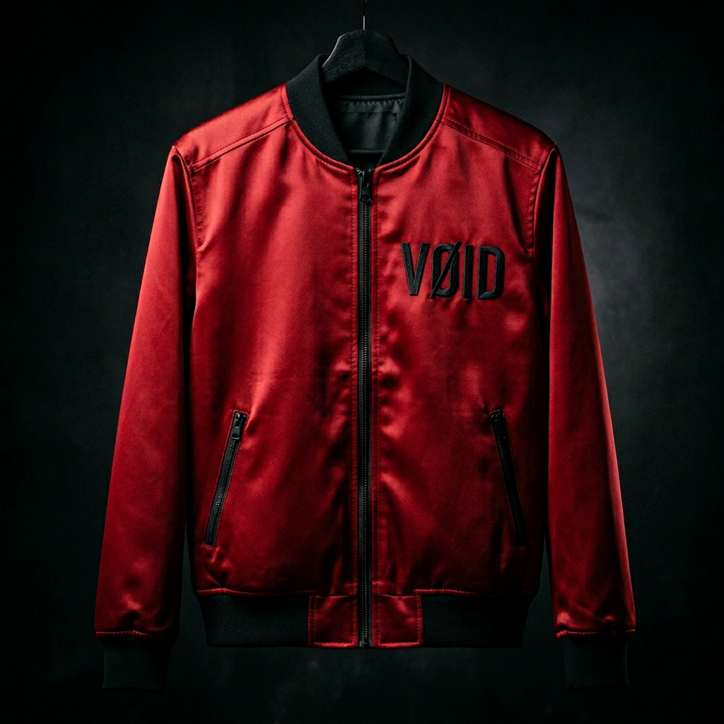 VØID Bomber Jacket — Red