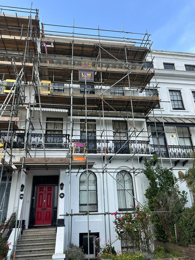 Commercial building scaffolding Dover