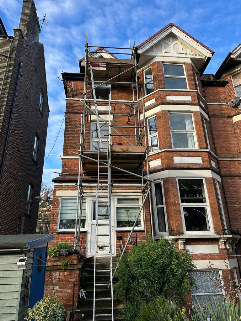 Professional scaffolding project in Kent