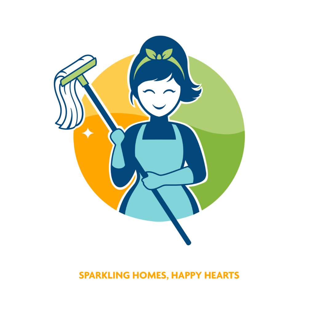 Mom and a Mop Logo