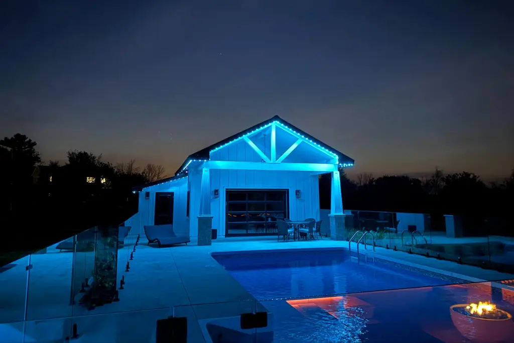 Pool House Lighting — Architectural Lighting Ottawa Gatineau