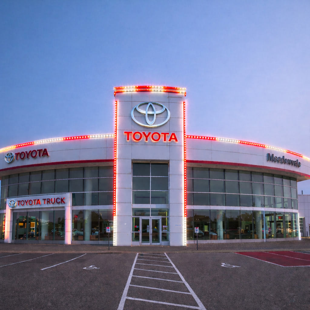 Auto Dealership — Architectural Lighting Ottawa Gatineau