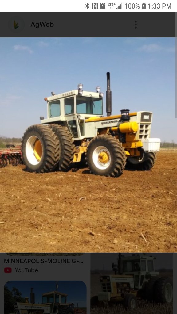 Minneapolis-Moline Four-Wheel Drive Tractor