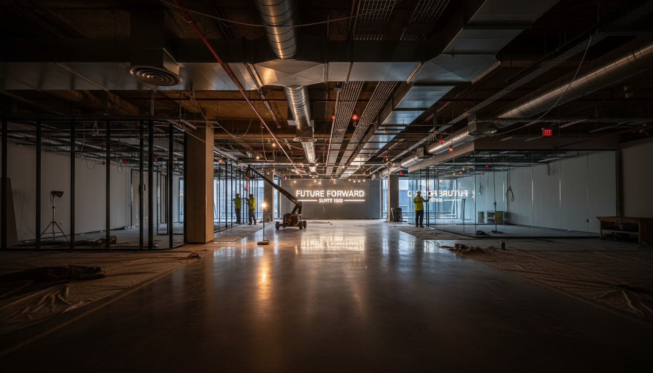 Commercial interior construction