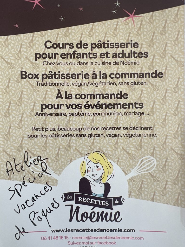 Affiche Ateliers Vacances Pâques