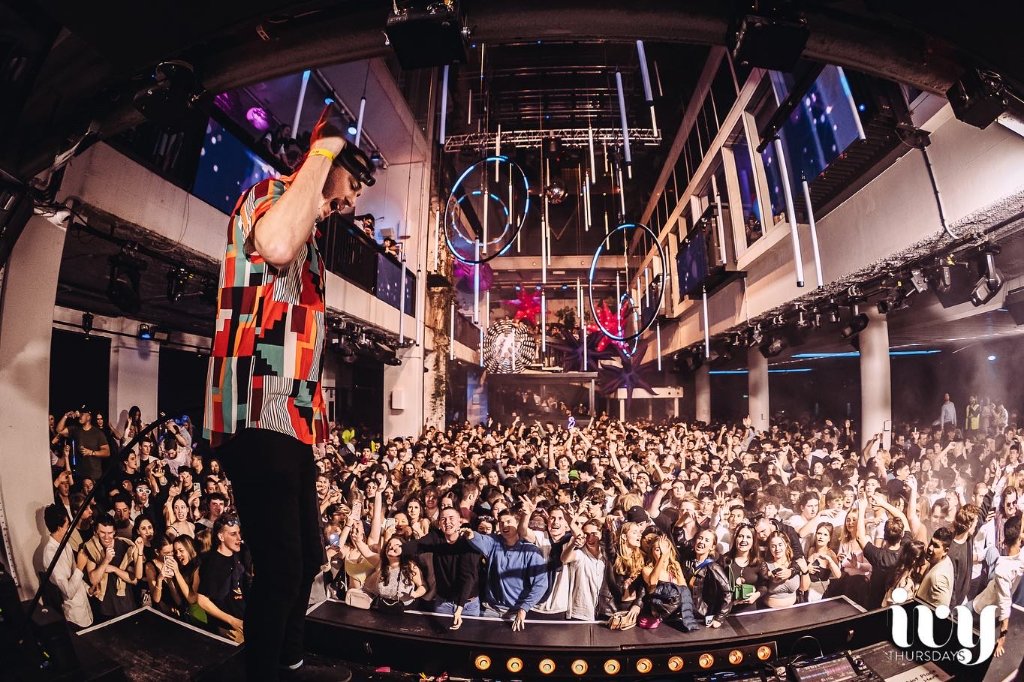 DJ performing