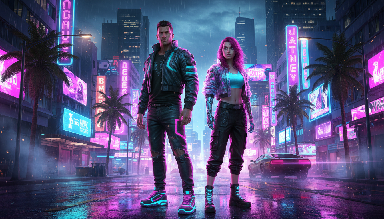 Jason e Lucia, protagonistas de GTA 6