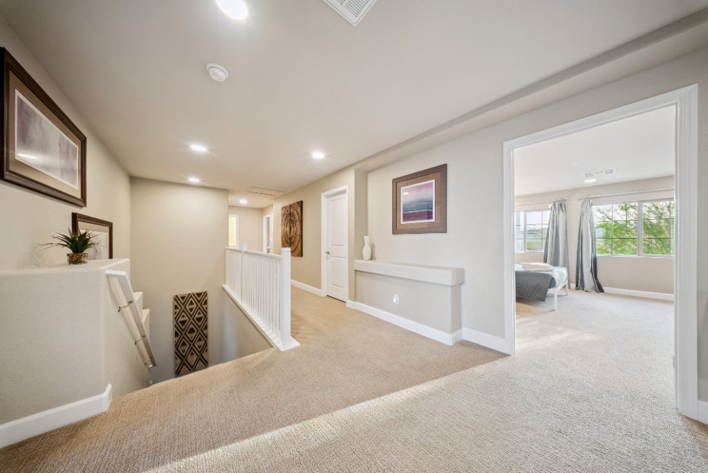Open hallway interior real estate photography Las Vegas Nevada by Air to Ground Media