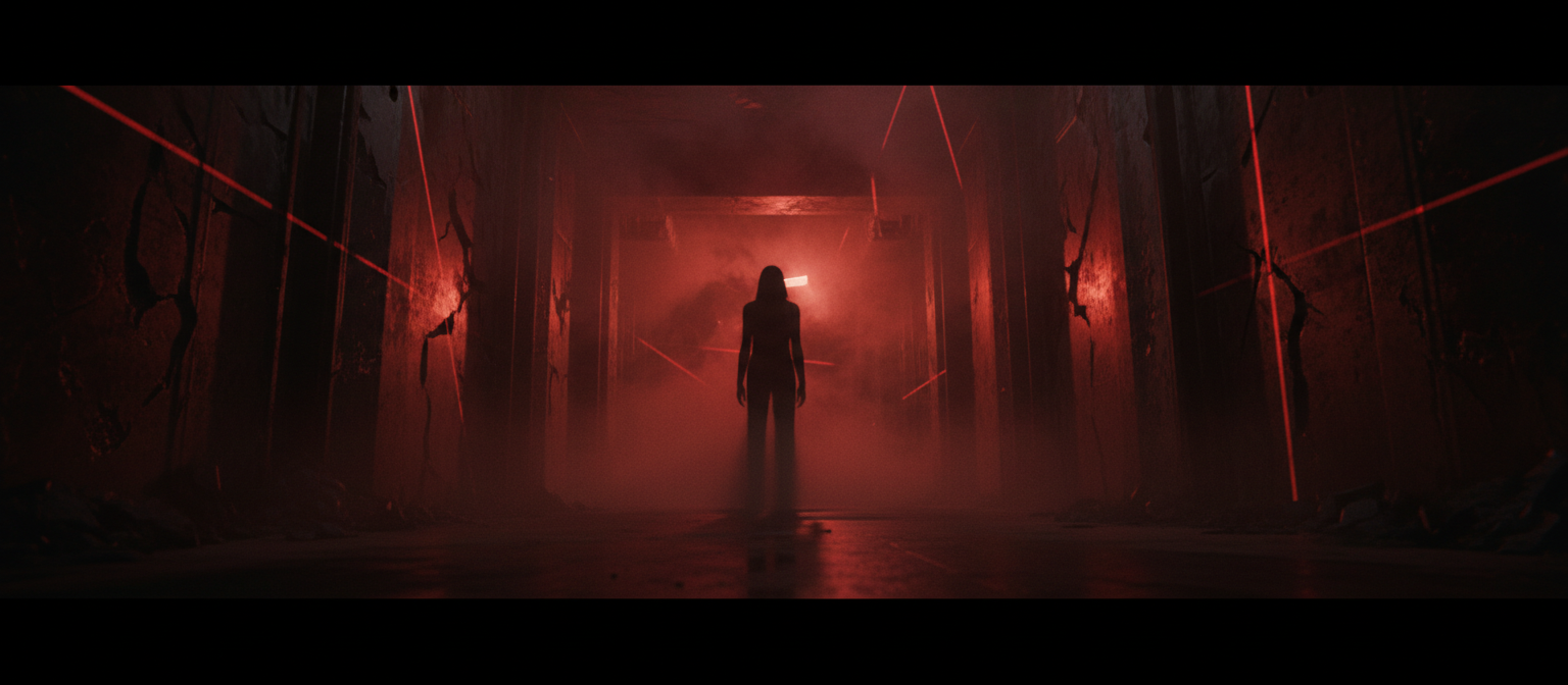 Dark cinematic horror atmosphere