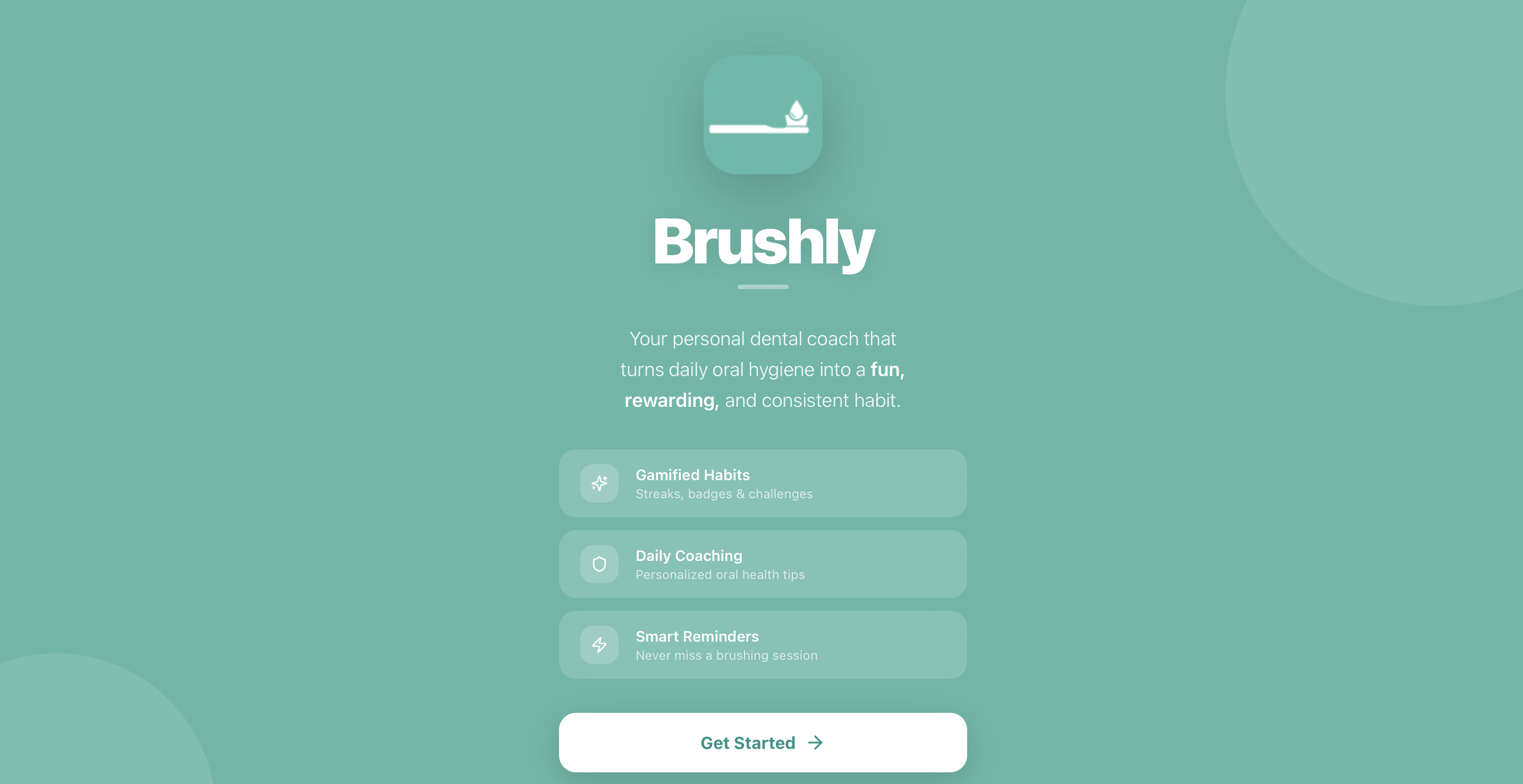 Brushly template preview