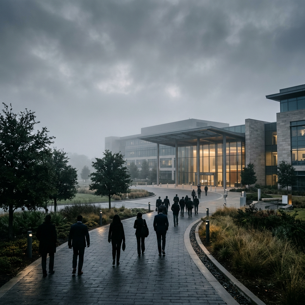 Corporate workplace commuting environment