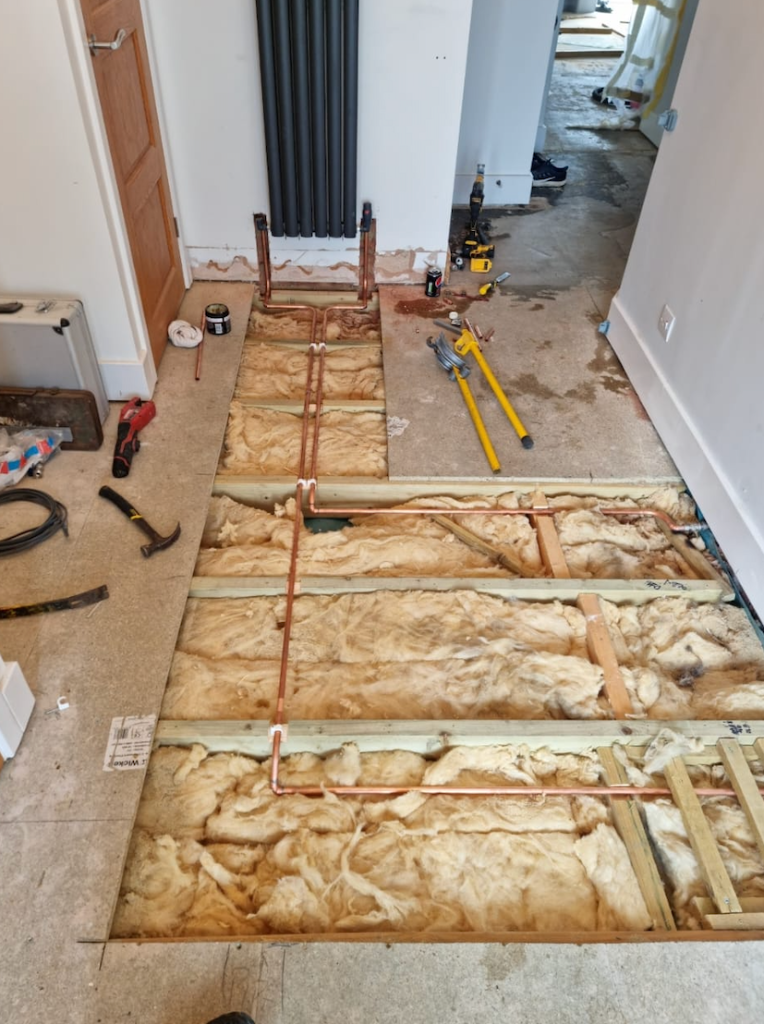 Underfloor Pipe Installation
