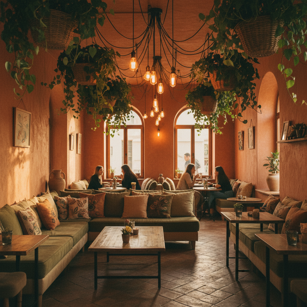 Luky Garden café interior