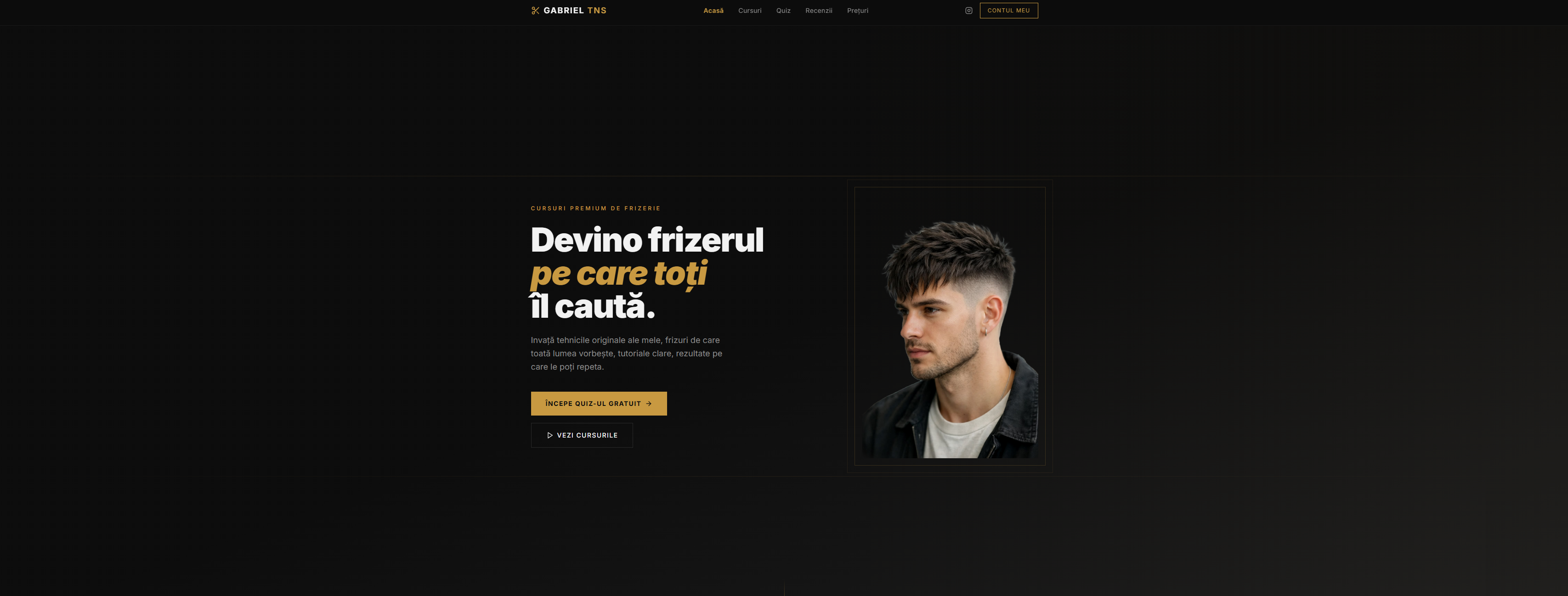 Barber Template template preview