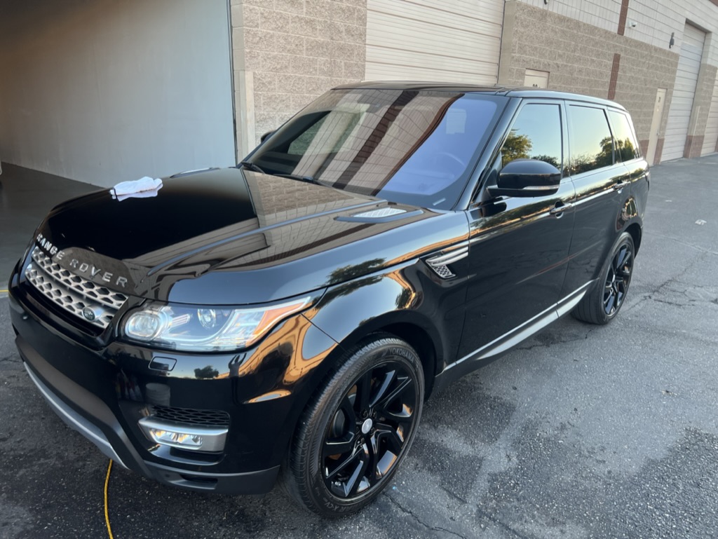 Range Rover Sport ceramic coating with glossy finish